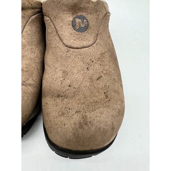 Merrell Women's Encore Q2 Ice Winter Slip on Shoes Size 6.5 Brown Suede Shearlin - Picture 3 of 11